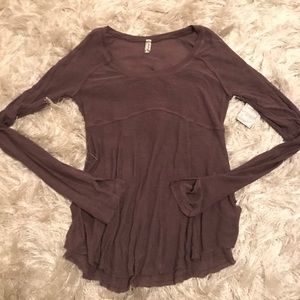 Free People long sleeve shirt